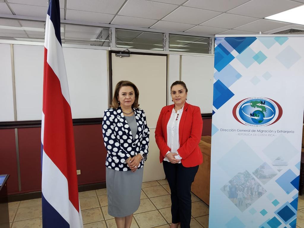 Reunión con la Directora de Migración y Extranjería de Costa Rica, Sra. Marta Vindas. Conversamos sobre oportunidades de cooperación con ⁦la OEA y otros asuntos(21 de julio de 2023)